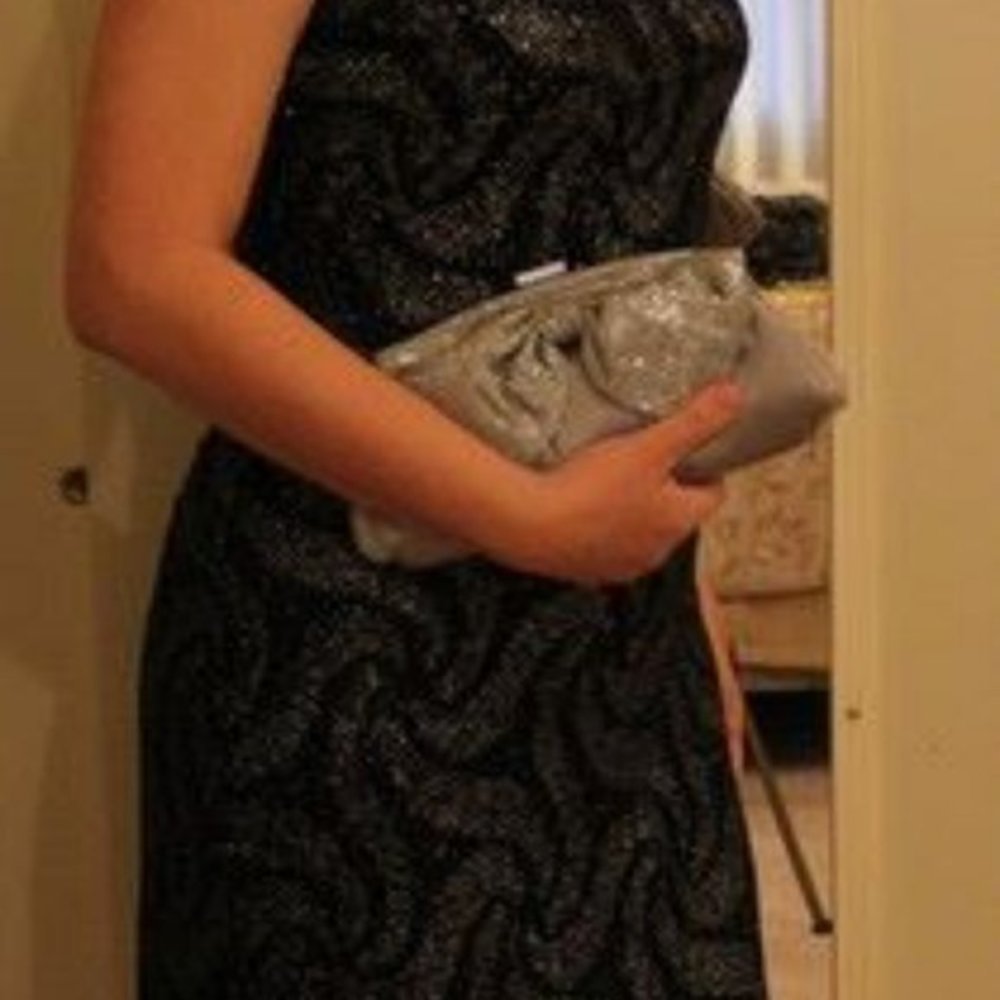 NWT BellaKiara Purse original pewter vintage inspired soft evening clut… - Picture 5 of 9